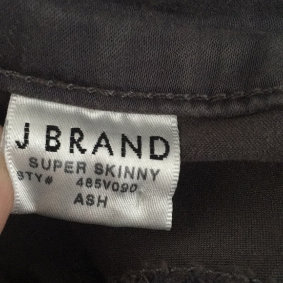 New Jbrand Super Skinny Jeans 485 Ash Grey 26 - Picture 5 of 6